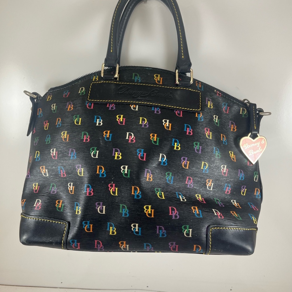 Dooney & Bourke Multicolor IT Satchel / Shoulder Bag w/ Florentine Vacchetta